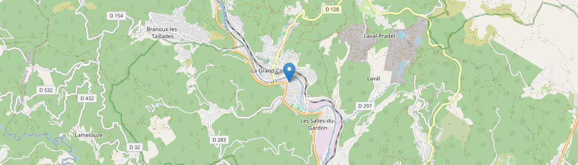 Salles-du-Gardon - Carte