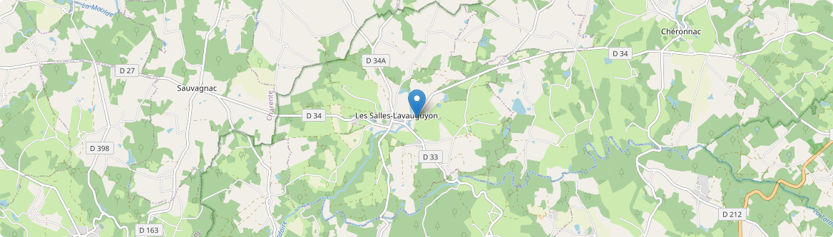 Salles-Lavauguyon - Carte