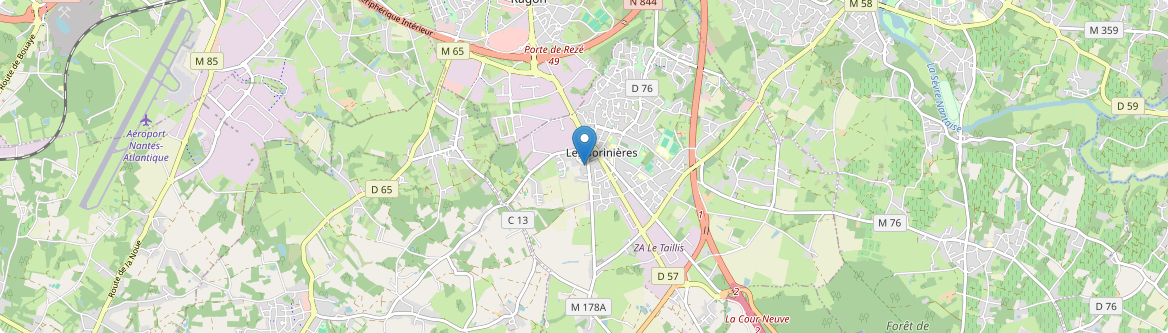Sorinières - Carte