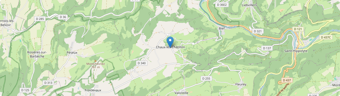 Terres-de-Chaux - Carte