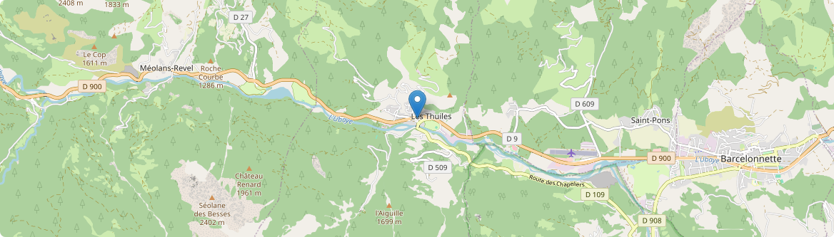 Thuiles - Carte