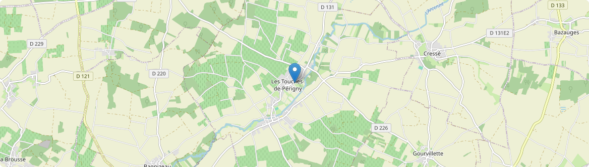 Touches-de-Périgny - Carte
