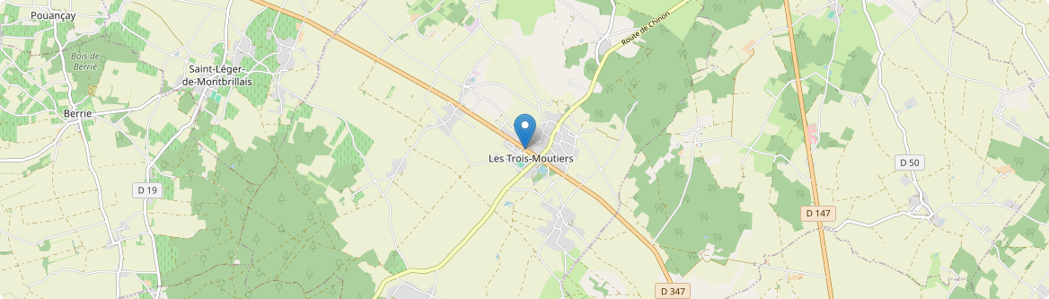 Trois-Moutiers - Carte