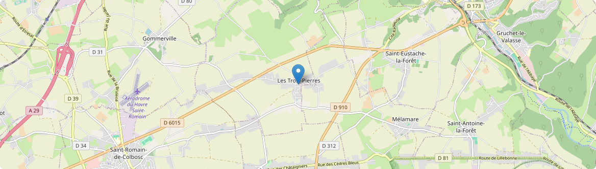 Trois-Pierres - Carte