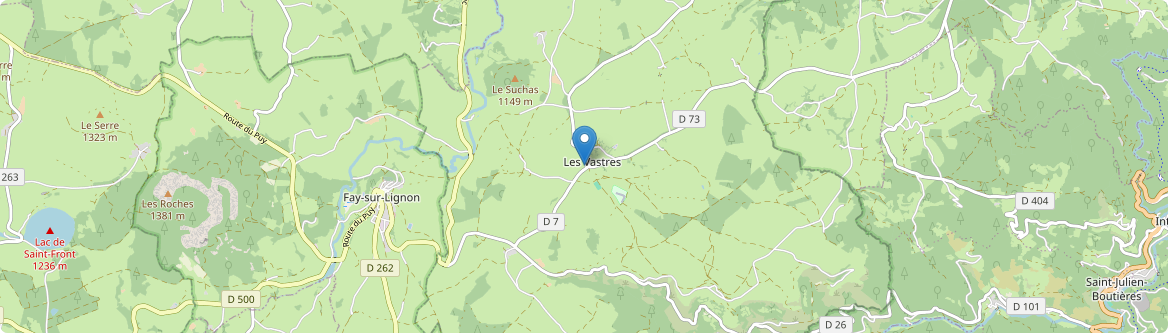 Vastres - Carte