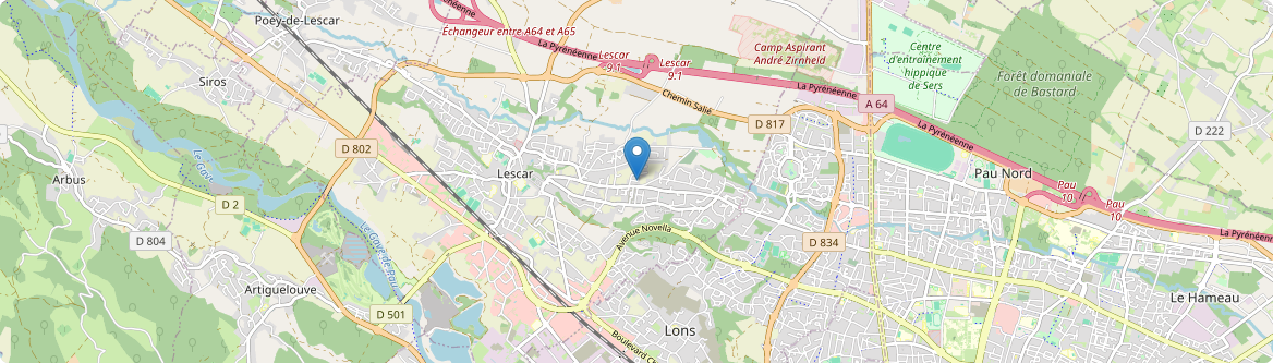 Lescar - Carte