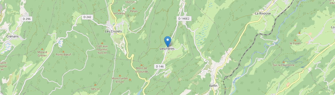 Leschères - Carte