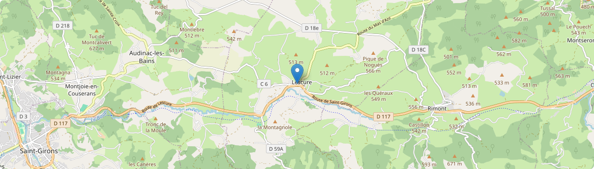 Lescure - Carte