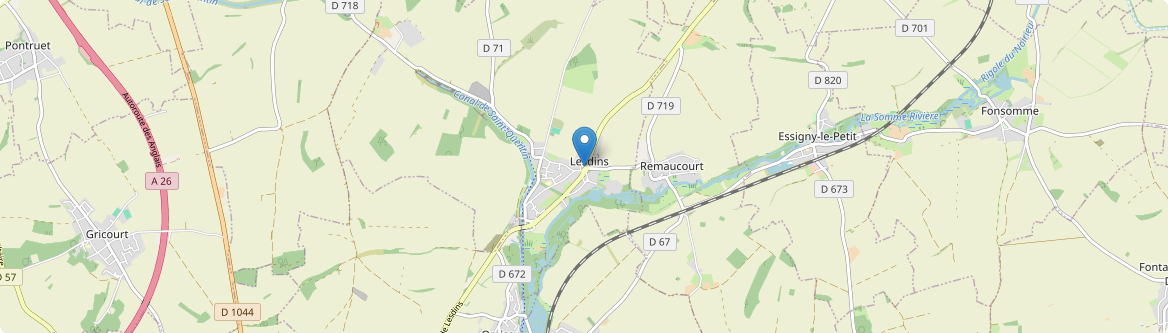 Lesdins - Carte
