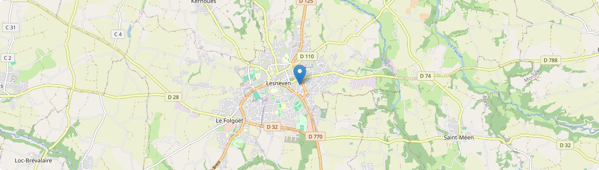 Lesneven - Carte