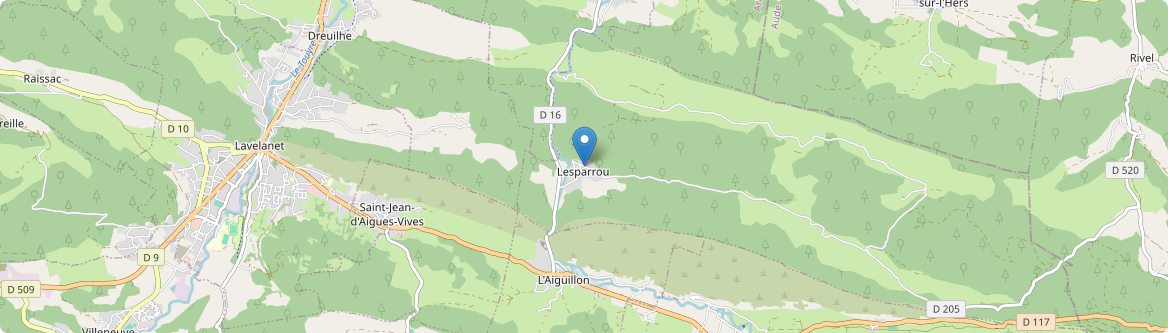 Lesparrou - Carte