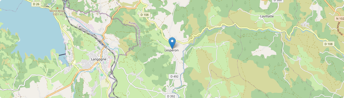 Lespéron - Carte