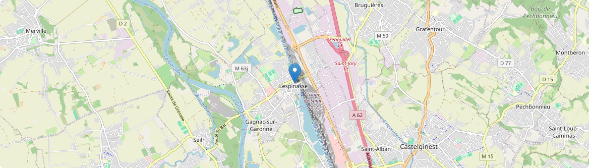 Lespinasse - Carte