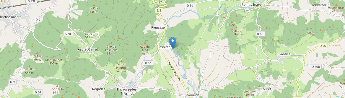 Lespiteau - Carte