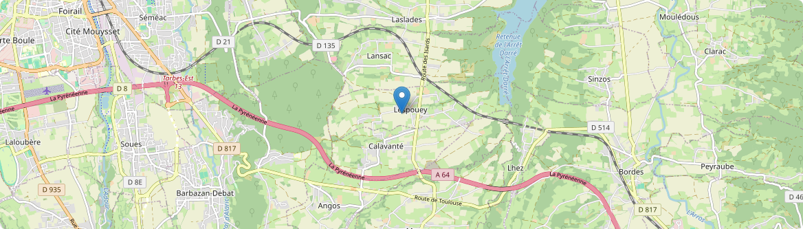 Lespouey - Carte