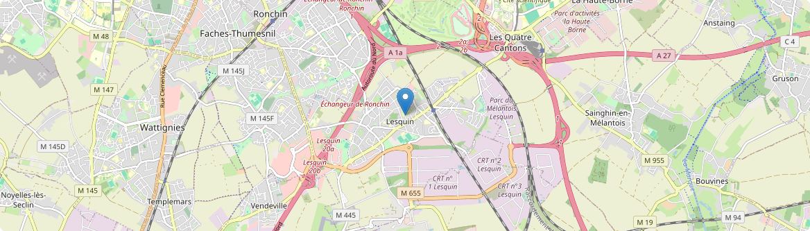 Lesquin - Carte