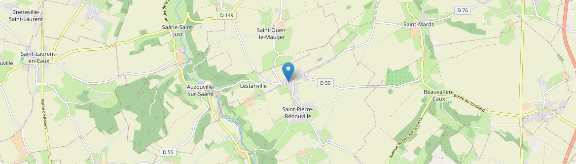 Lestanville - Carte