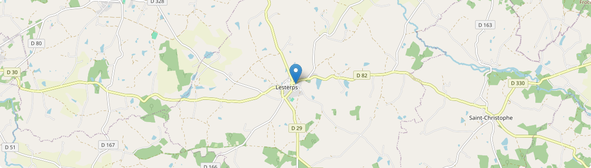 Lesterps - Carte