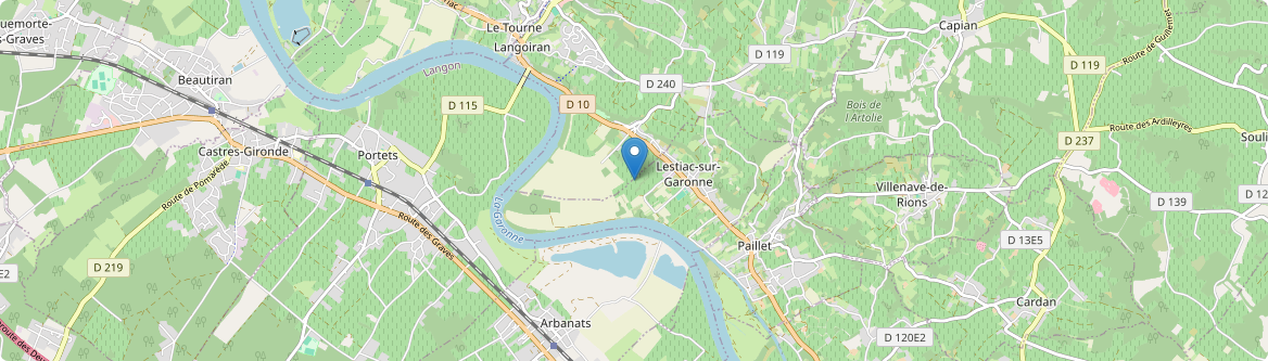 Lestiac-sur-Garonne - Carte