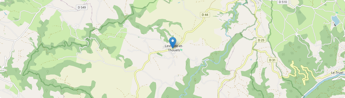 Lestrade-et-Thouels - Carte