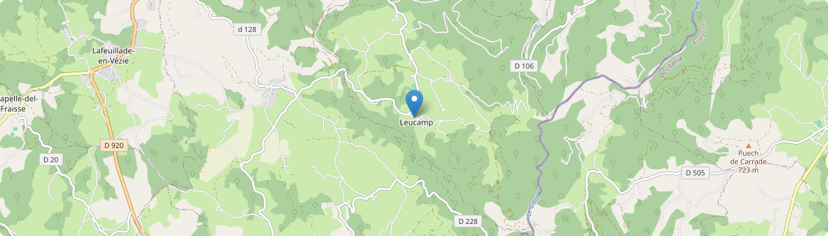Leucamp - Carte