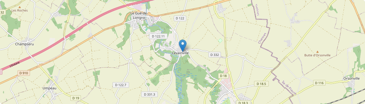 Levainville - Carte