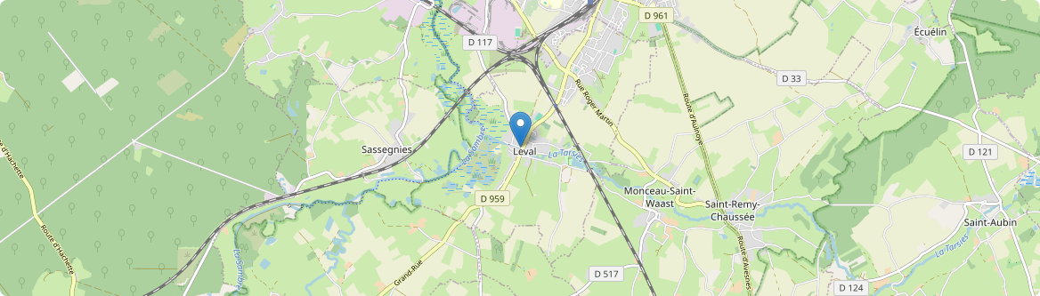 Leval - Carte