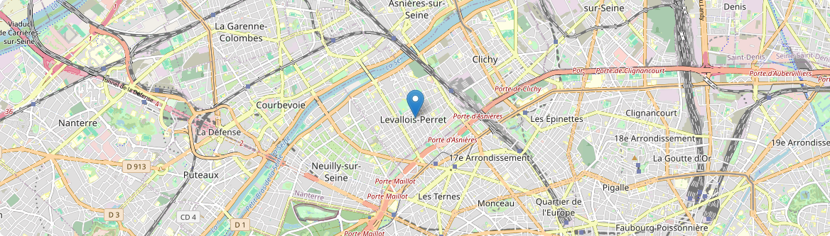 Levallois-Perret - Carte