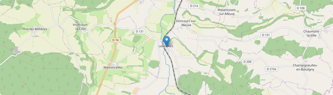 Levécourt - Carte