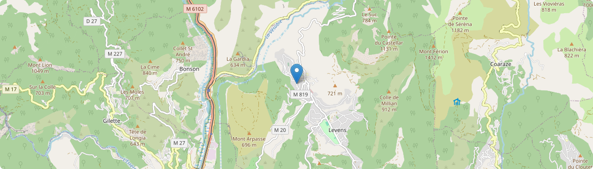 Levens - Carte