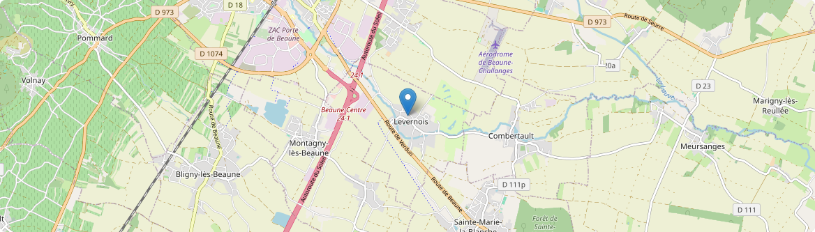 Levernois - Carte
