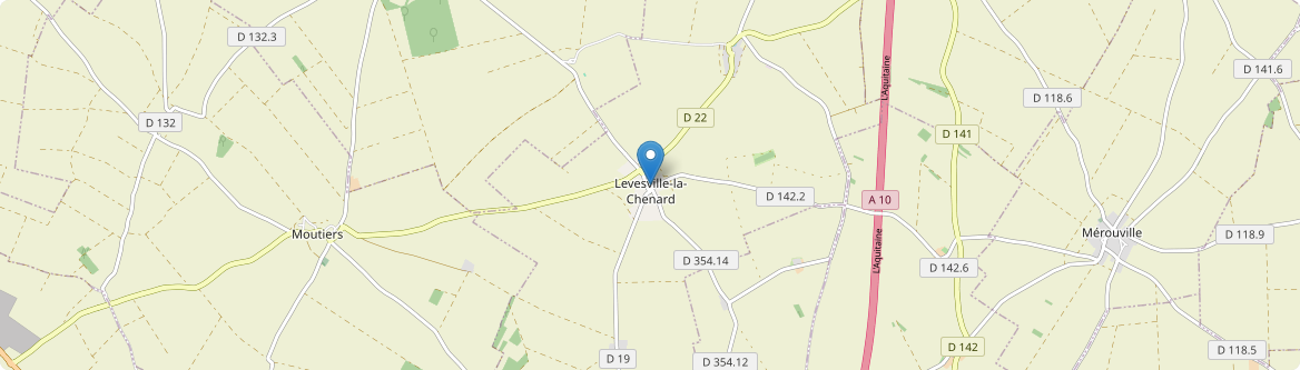Levesville-la-Chenard - Carte