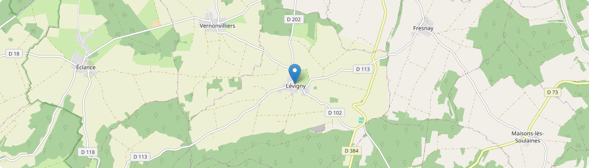 Lévigny - Carte
