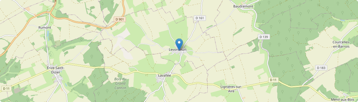 Levoncourt - Carte