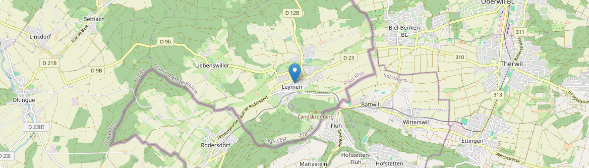 Leymen - Carte