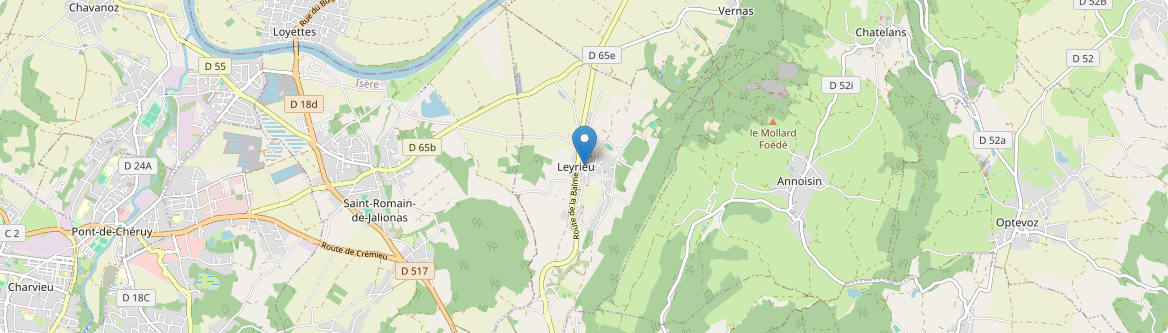 Leyrieu - Carte