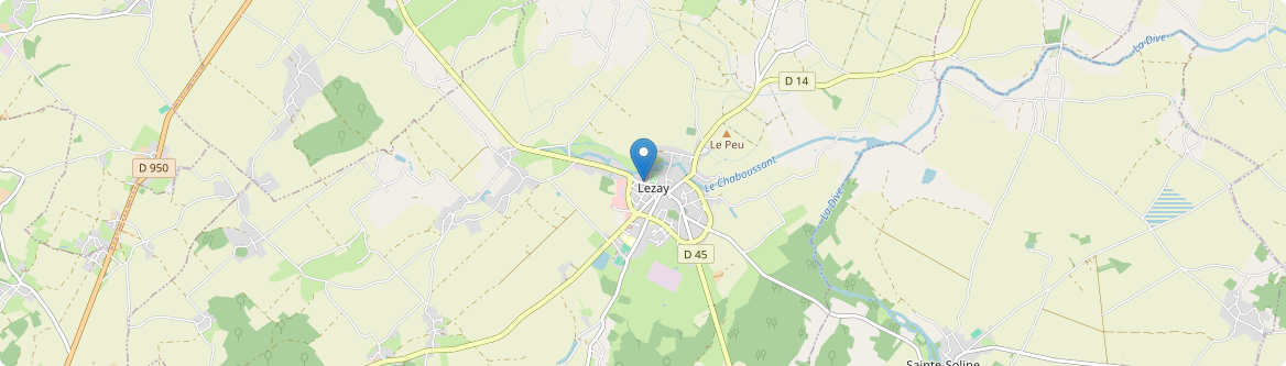 Lezay - Carte