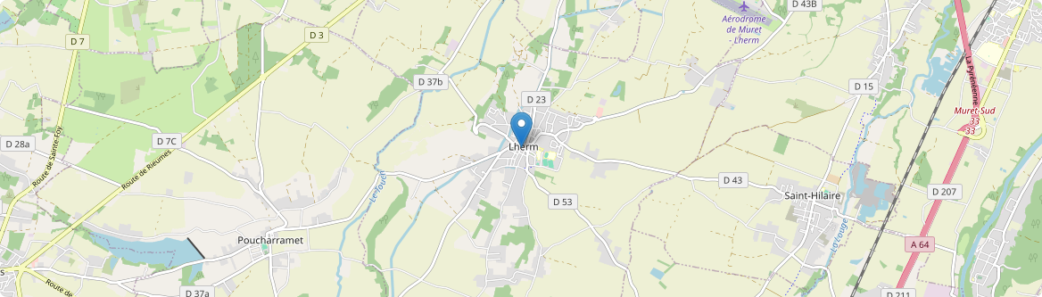 Lherm - Carte