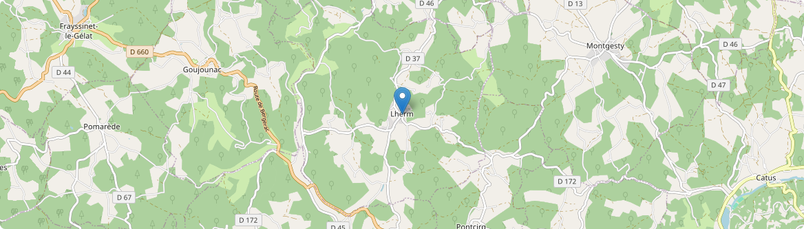 Lherm - Carte