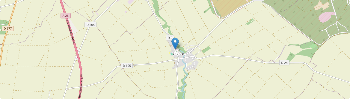 Lhuître - Carte
