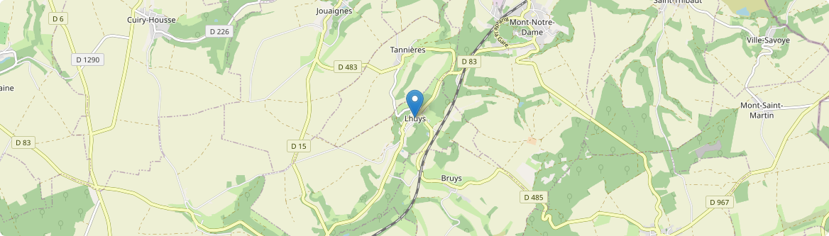 Lhuys - Carte