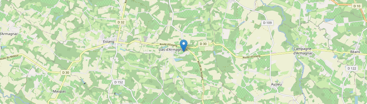 Lias-d'Armagnac - Carte