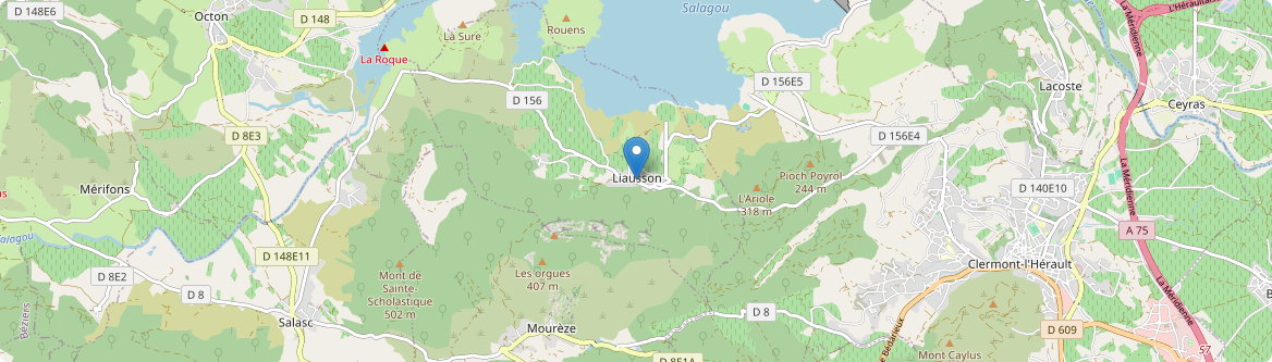 Liausson - Carte
