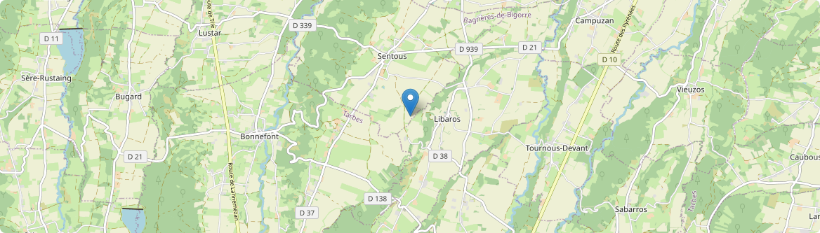 Libaros - Carte