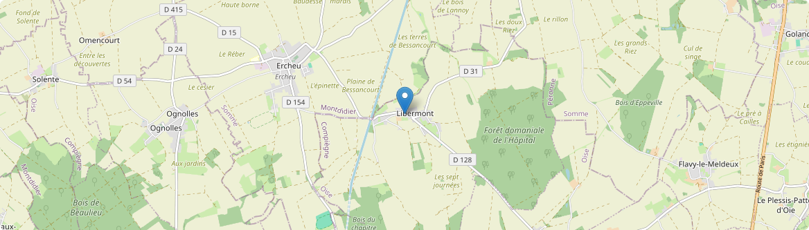 Libermont - Carte