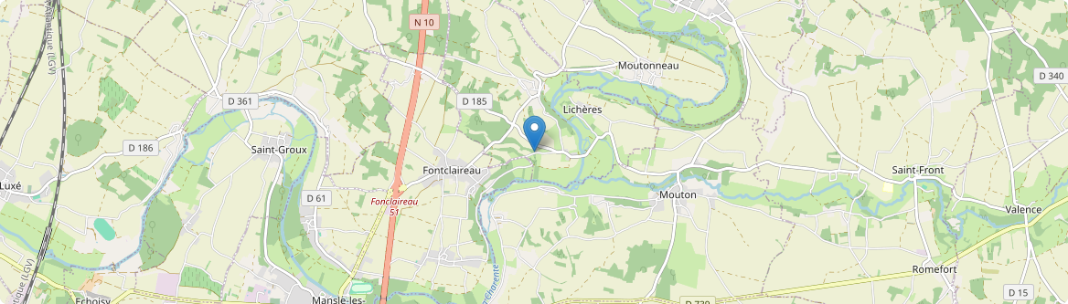 Lichères - Carte