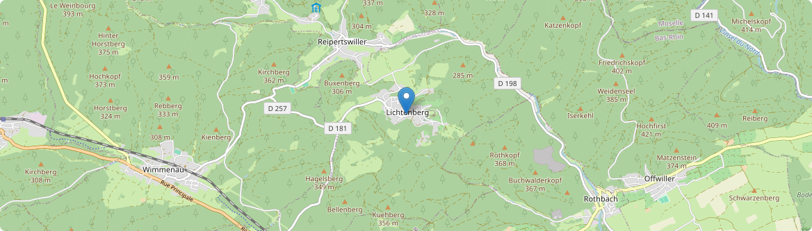 Lichtenberg - Carte