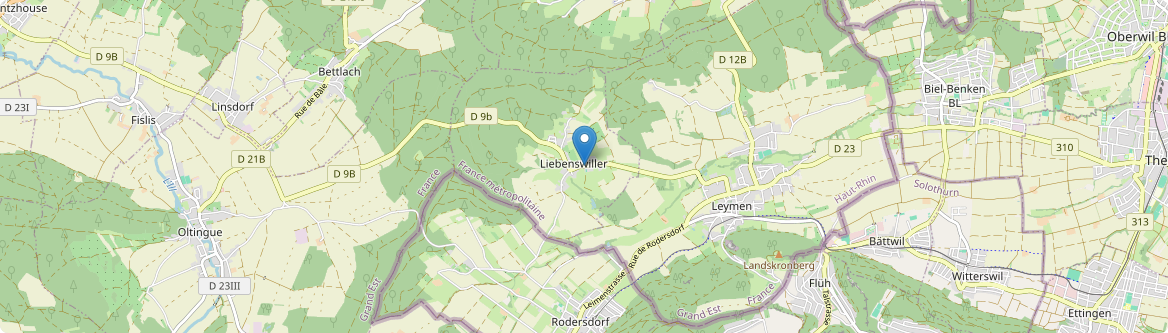 Liebenswiller - Carte