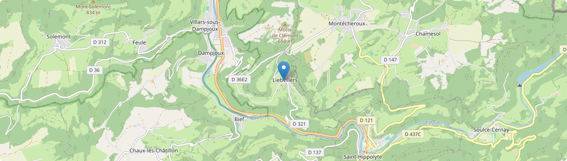 Liebvillers - Carte