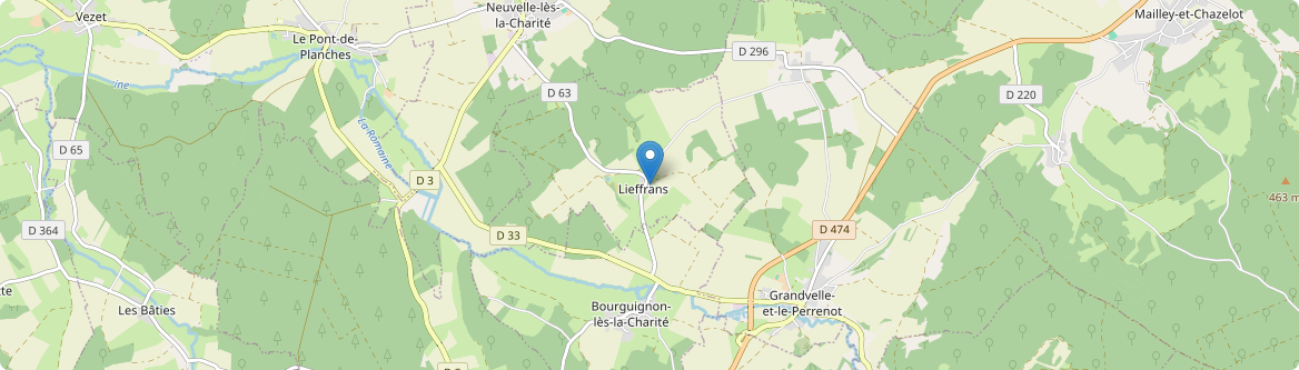 Lieffrans - Carte